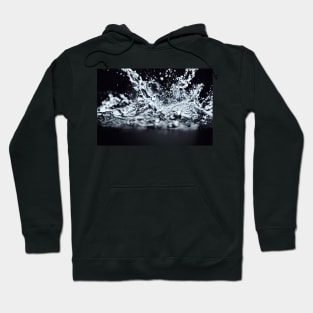 Splashing water abstract design Hoodie